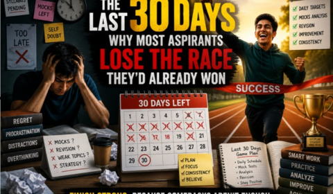 The Last 30 Days: Why Most Aspirants Lose the Race They’d Already Won